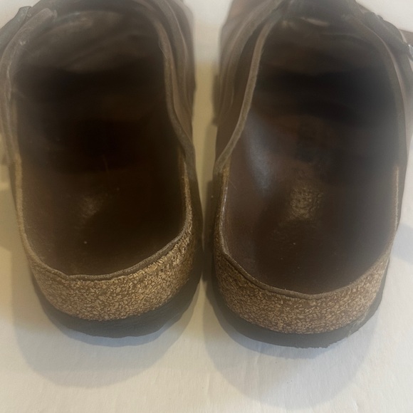 Birkenstock Birken Brown Double Strap slip on Sandals made in Germany leather - Picture 2 of 11